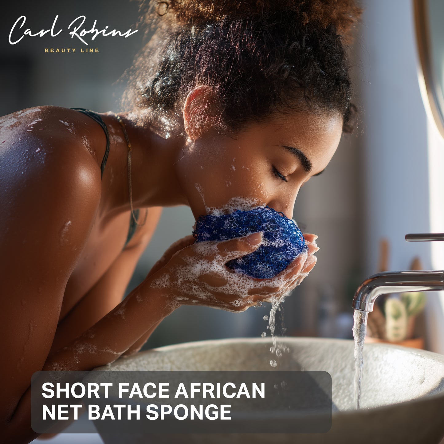 Short Face African Bath sponge